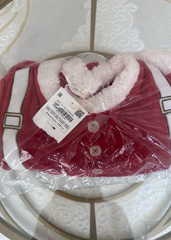 Kız Çocuk Kırmızı Kemer Detaylı Takım - Görsel 5