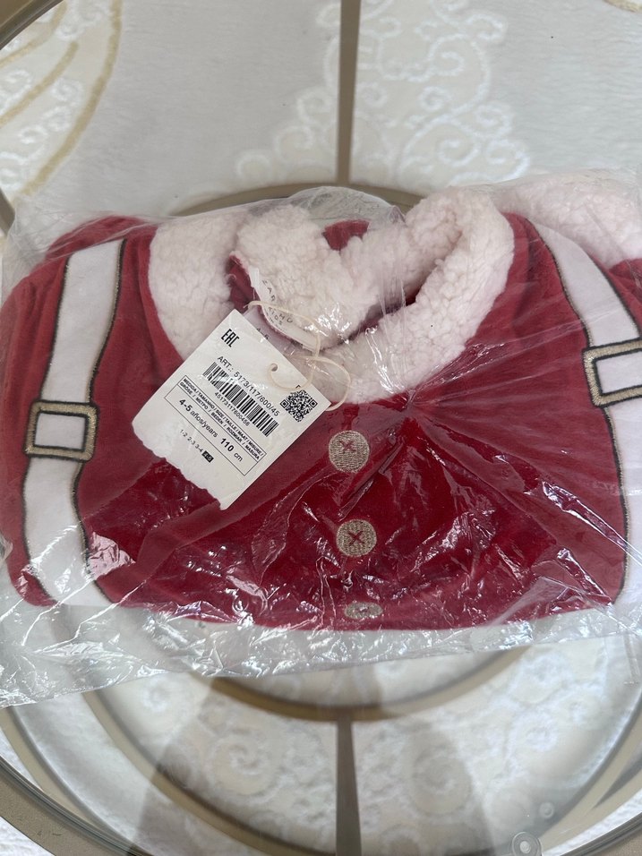 Kız Çocuk Kırmızı Kemer Detaylı Takım - Görsel 5