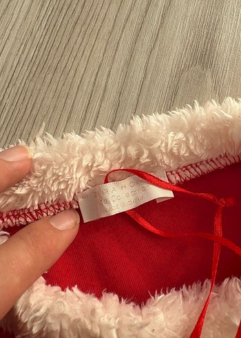 Kemerli Kırmızı Çocuk Noel Kostümü - Görsel 4