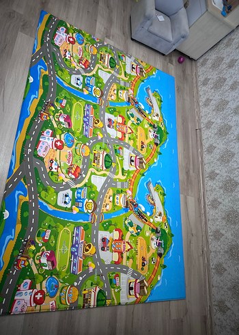 Renkli Çocuk Oyun Matı, unigo marka antibakteriyel - Görsel 3