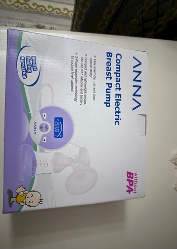 ANNA Kompakt Elektrikli Göğüs Pompası Mor - Görsel 3