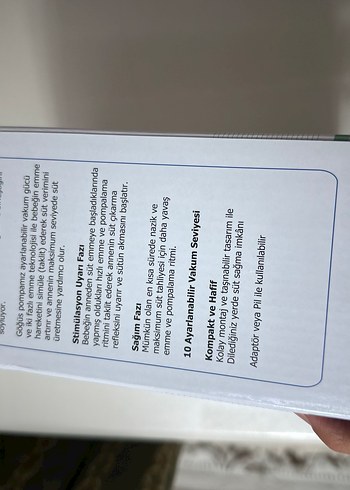 ANNA Kompakt Elektrikli Göğüs Pompası Mor - Görsel 4