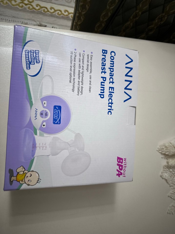 ANNA Kompakt Elektrikli Göğüs Pompası Mor - Görsel 2