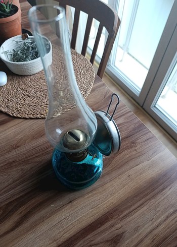 Mavi Cam Yağ Lambası - Görsel 2