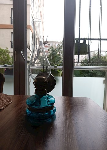 Mavi Cam Yağ Lambası - Görsel 3