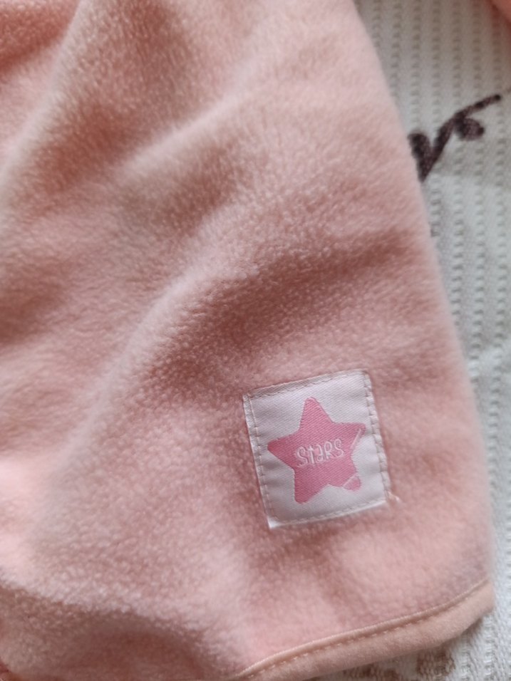 Kız Çocuk Pembe Fermuarlı Polar Ceket - Görsel 5