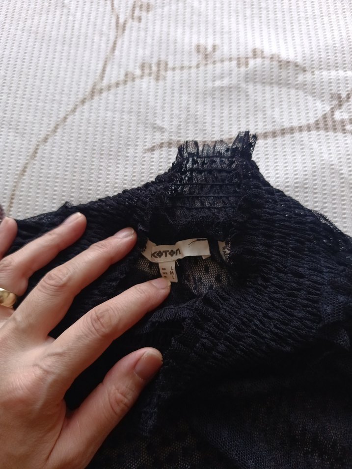 şık gece alt üst koton elbise - Görsel 2