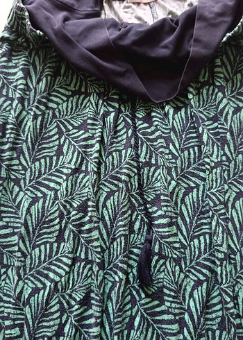 Bohem Tarzı Uzun Turkuaz hamile etek - Görsel 4