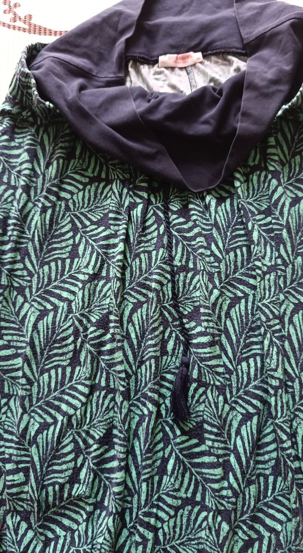 Bohem Tarzı Uzun Turkuaz hamile etek - Görsel 4