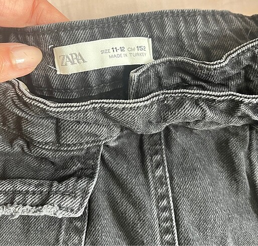 Zara Zara 11/12 yaş kot şort etek