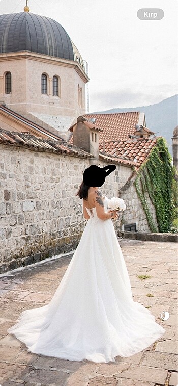 YIRTMAÇLI GELİNLİK