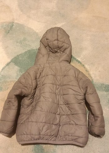 Erkek Çocuk Bej Kapüşonlu Mont(2 yaş) - Görsel 2