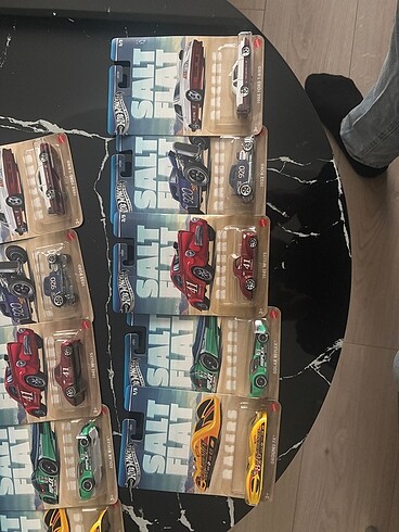 Hot wheels salt flat silver series set