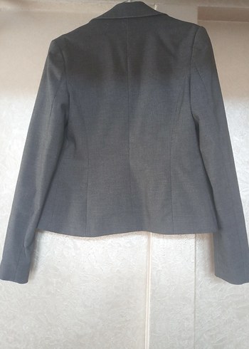 Koton Gri Düğmeli Kadın Blazer Ceket