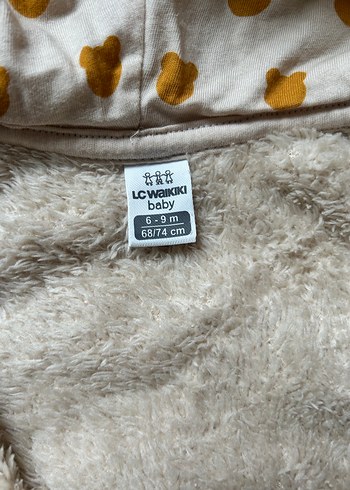 Kürklü Kapüşonlu Bebek Tulum - Kahverengi - Görsel 2