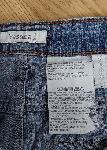 m Beden Mavi Kadın Mini Denim Şort