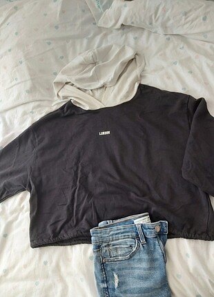 London beli bağlamalı sweat