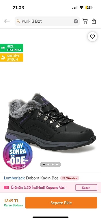 Lumberjack Kadın Debora Bot