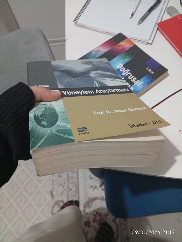 Yöneylem Araştırması - Prof. Dr. Nalan Cinemre - Görsel 2