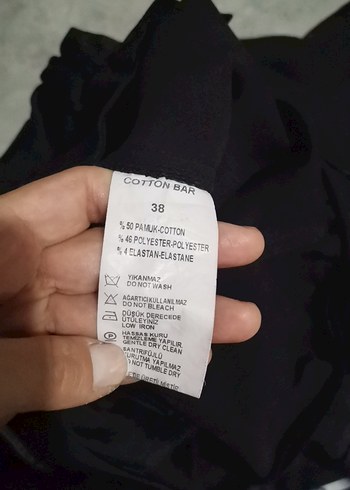 38 Beden siyah Renk Siyah Fermuarlı Kadın Kumaş Pantolon