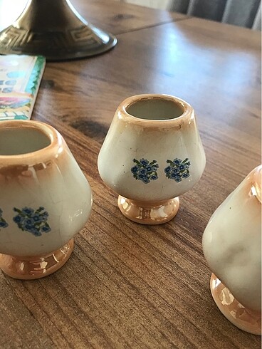  Beden çeşitli Renk Vintage mini bardaklar