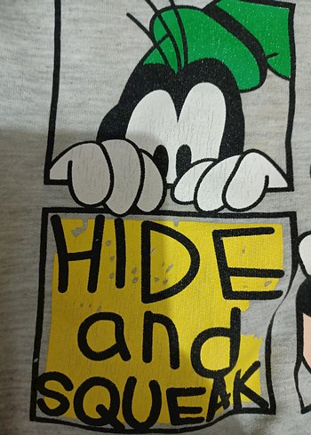 LC Waikiki Gri Baskılı Erkek Çocuk Sweatshirt