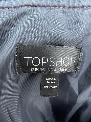 36 Beden kırmızı Renk Topshop Mont %70 İndirimli.