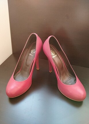 Desa Fuşya platformlu stiletto