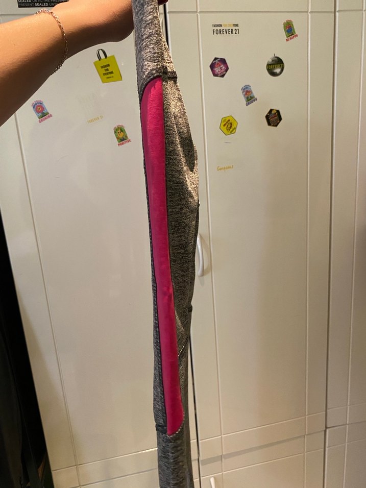 Gri Elastik Kadın Spor Tayt - Görsel 3