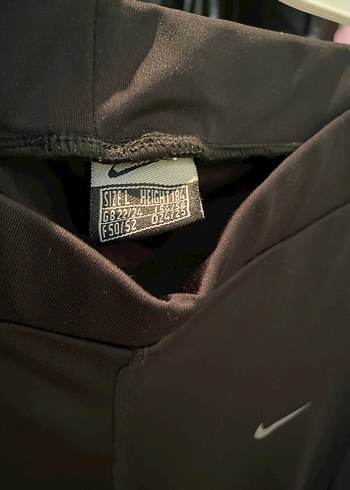 Siyah Nike Kadın Spor Tayt Velcro Detaylı - Görsel 5