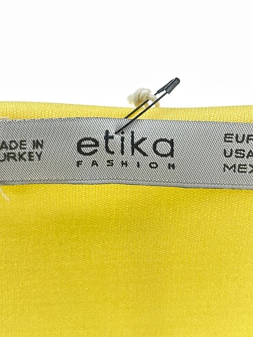 l Beden sarı Renk Vintage Love Kısa Elbise %70 İndirimli.