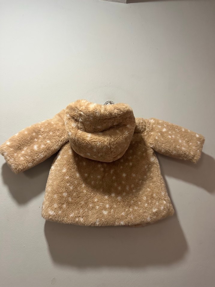 Kapüşonlu Bebek Peluş Ceket  Sıcak ve Şık! — görsel 9/9