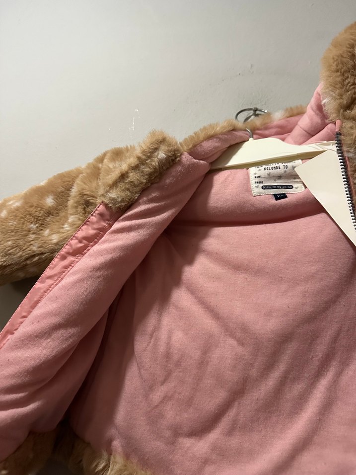Kapüşonlu Bebek Peluş Ceket  Sıcak ve Şık! — görsel 6/9