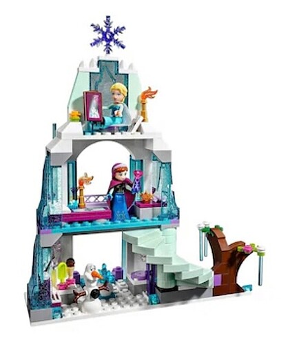  Beden Renk LEGO Disney Princess 41062- Elsa buz şatosu oyuncak