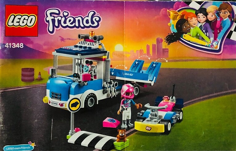  Beden Renk LEGO Friends 41348 Servis ve Bakım Kamyonu