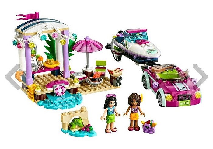 Lego Friends 41316 Andrea'nın Sürat Teknesi Römorku