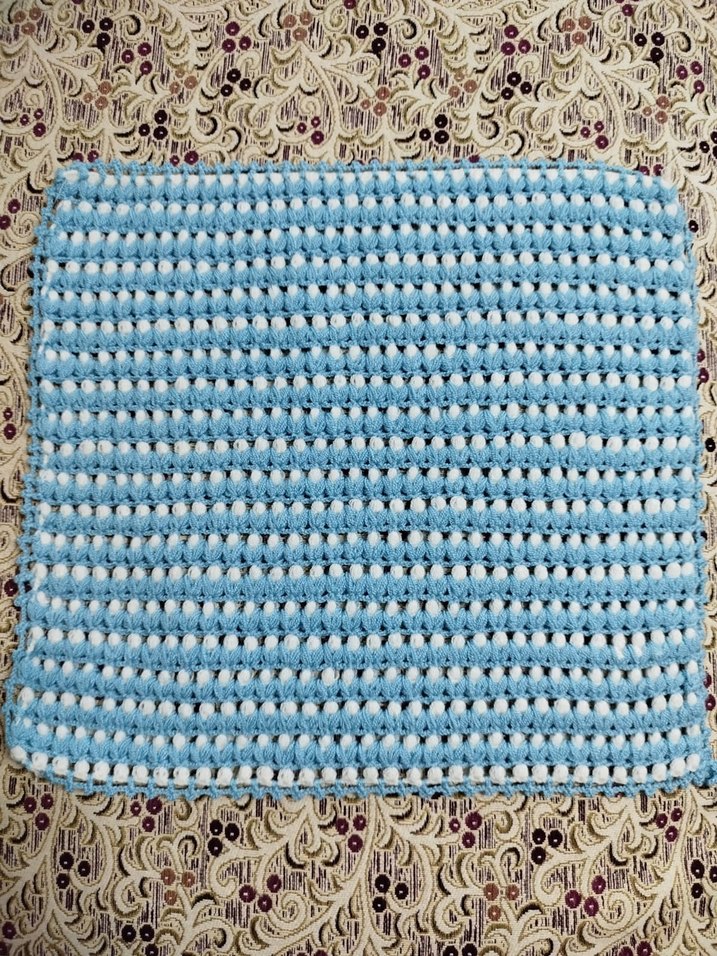 Pembe Beyaz Çizgili Banyo Süngeri - Görsel 3