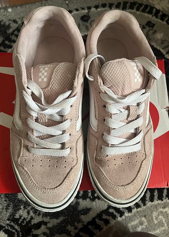 Vans caldrone pembe spor ayakkabı - Görsel 4