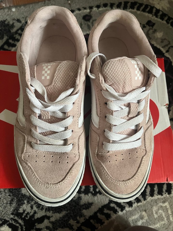 Vans caldrone pembe spor ayakkabı - Görsel 4