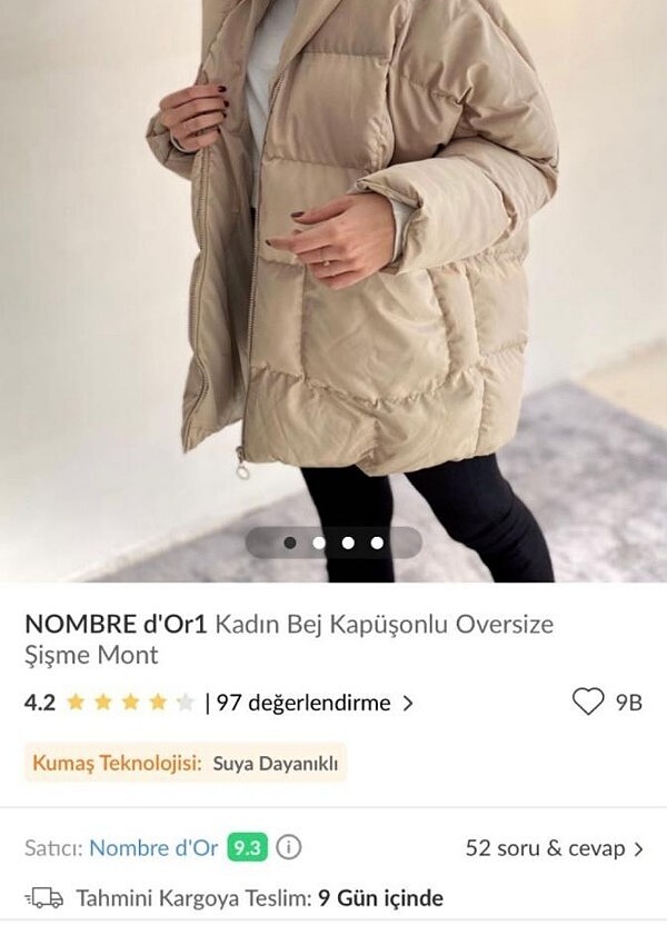 Şişme mont  - Görsel 2