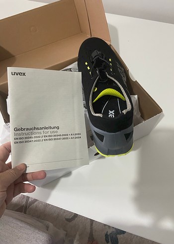 43 Beden Orıjınal uvex iş ayakkabısı
