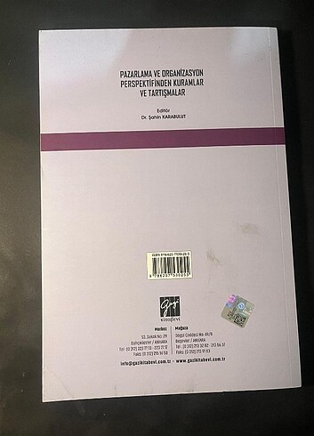  PAZARLAMA VE ORGANİZASYON PERSPEKTIFINDEN KURAMLAR VE TARTIŞMALA