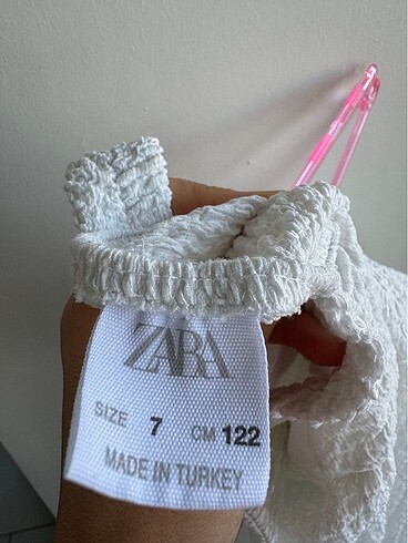 7 Yaş Beden beyaz Renk Zara tulum