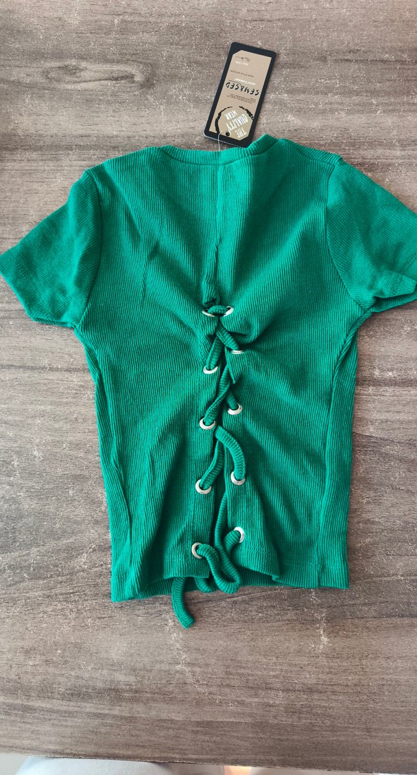 Parlak Yeşil Çocuk Atlet - Görsel 2