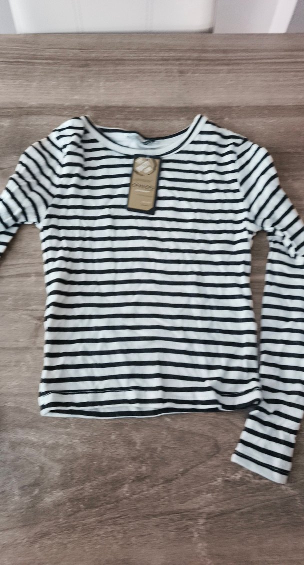 Kız Çocuk Gri Zebra Desenli Uzun Kollu Triko - Görsel 3