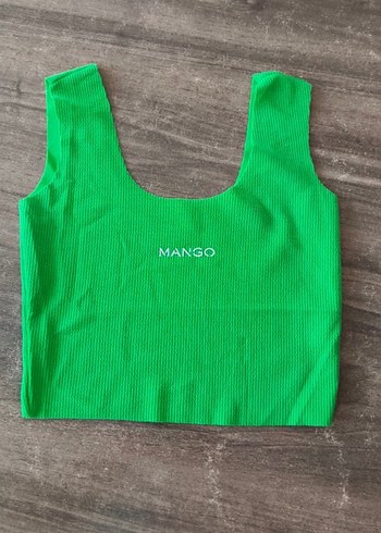 Yeşil Kadın Crop Top - Mango - Görsel 2