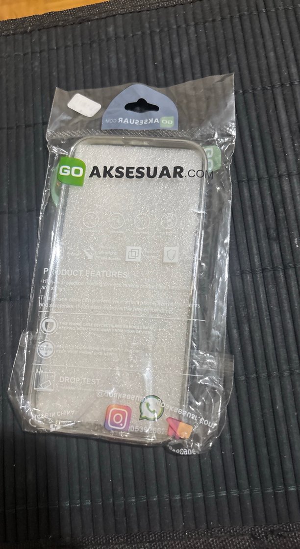 Beyaz Kalp Desenli Telefon Kılıfı Velcro iphone15 - Görsel 2