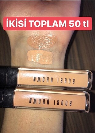 Bobbi brown göz altı kapatıcısı ve kontürü