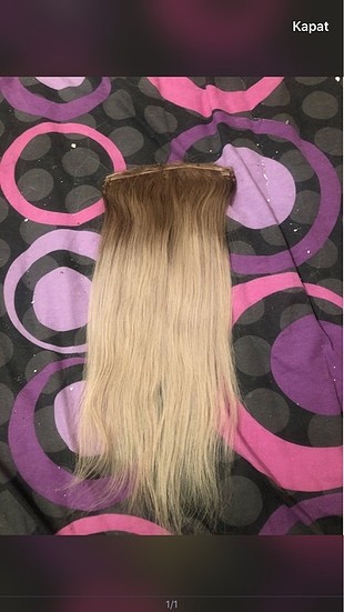 Ombre yarımay postiş