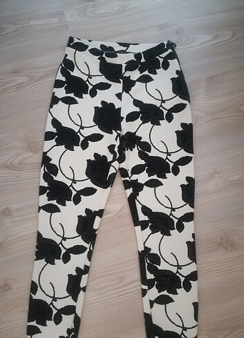 Topshop Siyah beyaz tayt